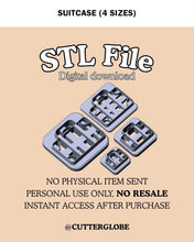 Load image into Gallery viewer, Suitcase STL (4 Sizes)