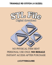 Load image into Gallery viewer, Triangle Rd Stitch STL (4 Sizes)