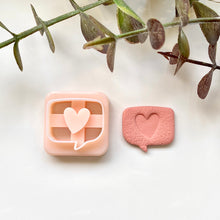 Load image into Gallery viewer, Speech Heart Bubble