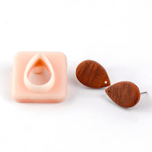 Load image into Gallery viewer, Droplet Stud Wood Dupe