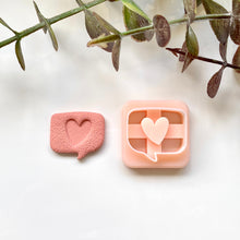 Load image into Gallery viewer, Speech Heart Bubble