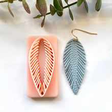 Load image into Gallery viewer, Feather Leather Dupe
