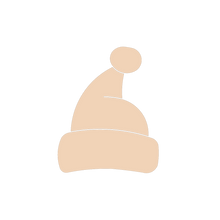 Load image into Gallery viewer, Crooked Santa Hat Stud