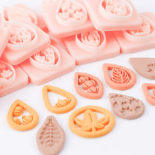Load image into Gallery viewer, Fall Embossed Cutters Bundle of 9