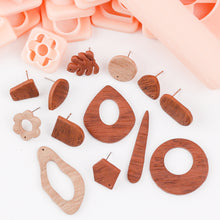 Load image into Gallery viewer, Triangle Stud Wood Dupe