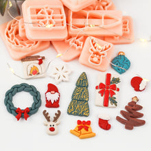 Load image into Gallery viewer, Crooked Santa Hat Stud
