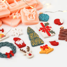 Load image into Gallery viewer, Crooked Santa Hat Stud
