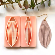 Load image into Gallery viewer, Double Feather Leather Dupe