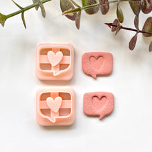 Load image into Gallery viewer, Speech Heart Bubble