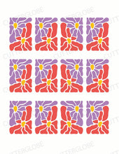 Load image into Gallery viewer, Floral 140 Transfer (Indiv Vibrant Rect)