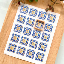 Load image into Gallery viewer, Tile 001 Transfer (Blue Yellow)