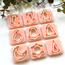 Load image into Gallery viewer, Christmas Bezel Cutters Bundle of 8 (9 Cutters)