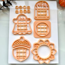 Load image into Gallery viewer, Falloween 2026 TicTacToe Cutters Bundle of 4 (14 Cutters)