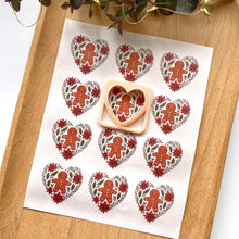 Load image into Gallery viewer, Christmas 068 Transfer (Indiv Heart Gingerbread)