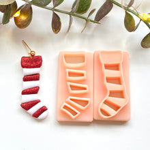 Load image into Gallery viewer, Striped Stocking Cutout