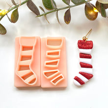Load image into Gallery viewer, Striped Stocking Cutout