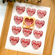 Load image into Gallery viewer, Valentines 010 Transfer (Indiv Bow Heart)