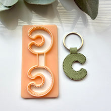 Load image into Gallery viewer, Alphabet Stitch Keychain