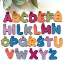 Load image into Gallery viewer, Alphabet Stitch Keychain