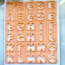 Load image into Gallery viewer, Alphabet Stitch Keychain
