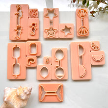 Load image into Gallery viewer, Summer Keychain Cutters Bundle of 7 (16 Cutters)