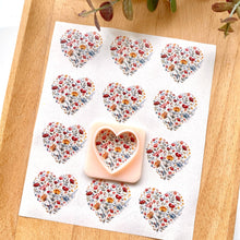 Load image into Gallery viewer, Floral 097 Transfer (Indiv Hearts)