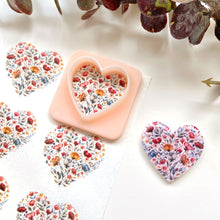 Load image into Gallery viewer, Floral 097 Transfer (Indiv Hearts)