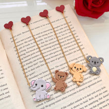 Load image into Gallery viewer, Animal Heart Balloon Bookmark Cutters Bundle of 7 (9 Cutters)