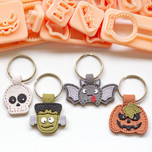 Load image into Gallery viewer, Spooky Fiends Keychain Cutters Bundle of 4 (13 Cutters)