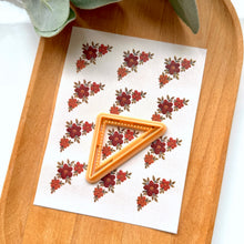 Load image into Gallery viewer, Embroidery 002 Transfer (3 Flowers Corner)