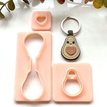 Load image into Gallery viewer, Avocado Stitch Keychain Set