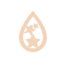 Load image into Gallery viewer, Triple Stars Drop Bezel