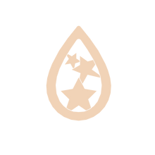 Load image into Gallery viewer, Triple Stars Drop Bezel