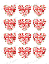Load image into Gallery viewer, Valentines 010 Transfer (Indiv Bow Heart)