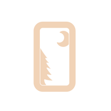 Load image into Gallery viewer, Winter Night Rectangle Bezel
