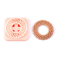 Load image into Gallery viewer, Circle Dangle Rattan