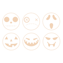 Load image into Gallery viewer, #2 Scary Face Stamps