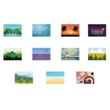 Load image into Gallery viewer, Summer Scene Transfers Bundle of 11