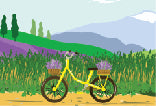 Load image into Gallery viewer, Bicycle Mountain 001 Transfer (MC)