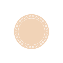 Load image into Gallery viewer, Circle Dotted Frame