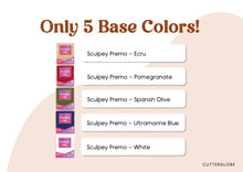 Load image into Gallery viewer, Color Recipe 1 (42 Colors) Sculpey Premo