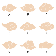 Load image into Gallery viewer, Curly Clouds Studs