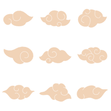 Load image into Gallery viewer, Curly Clouds Studs