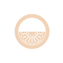 Load image into Gallery viewer, Half Flower Circle Bezel