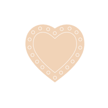 Load image into Gallery viewer, Heart Dotted Frame