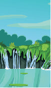 Load image into Gallery viewer, Waterfall 001 Transfer (MC)