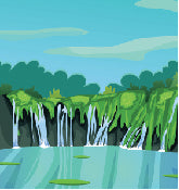 Load image into Gallery viewer, Waterfall 001 Transfer (MC)
