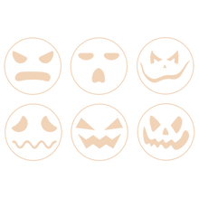 Load image into Gallery viewer, Scary Face Stamps