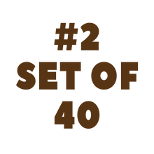 Load image into Gallery viewer, #2 Set of 40 (Micro)