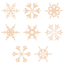 Load image into Gallery viewer, Snowflake Stamps
